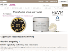 Tablet Screenshot of hevi-sugaring.dk